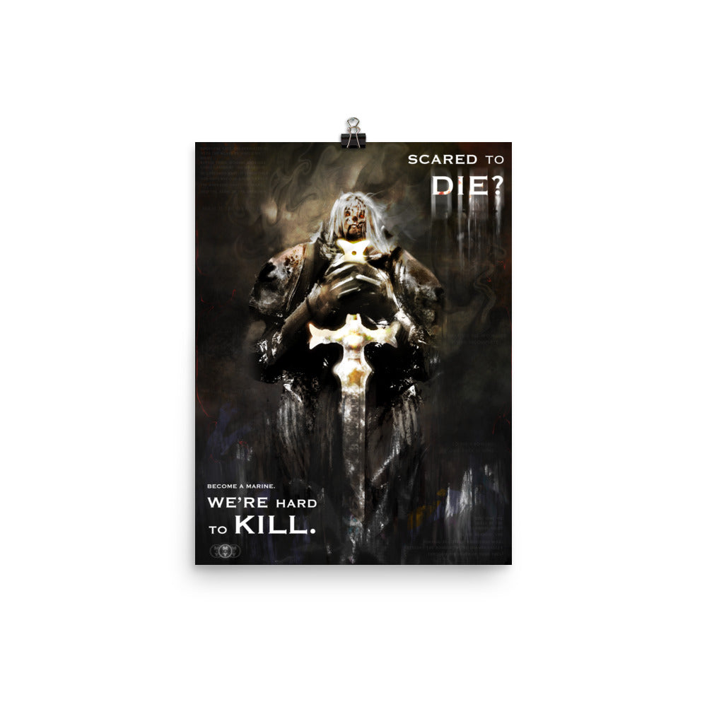 ETERNAL - WH40K Original Fan Illustration - 12x16, 18x24, Enhanced Matte Print