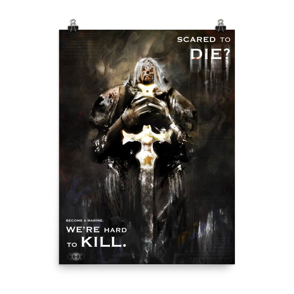 ETERNAL - WH40K Original Fan Illustration - 12x16, 18x24, Enhanced Matte Print