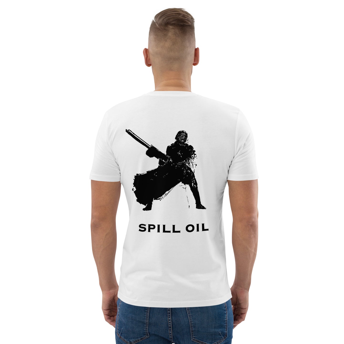 Spill Oil - Premium Heavyweight T-Shirt - Original Helldivers 2 Fan Illustration by Myon