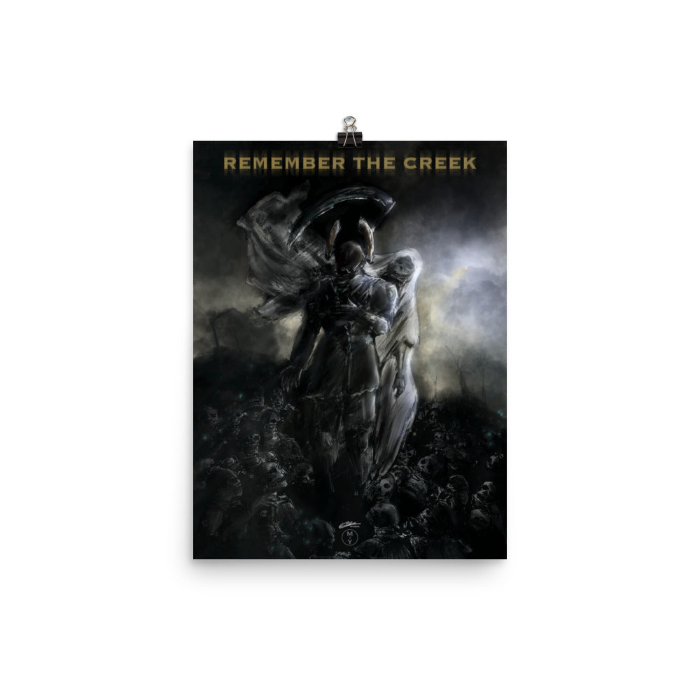 Remember The Creek - Helldivers 2 Original Fan Illustration - 12x16, 18x24, Enhanced Matte Print