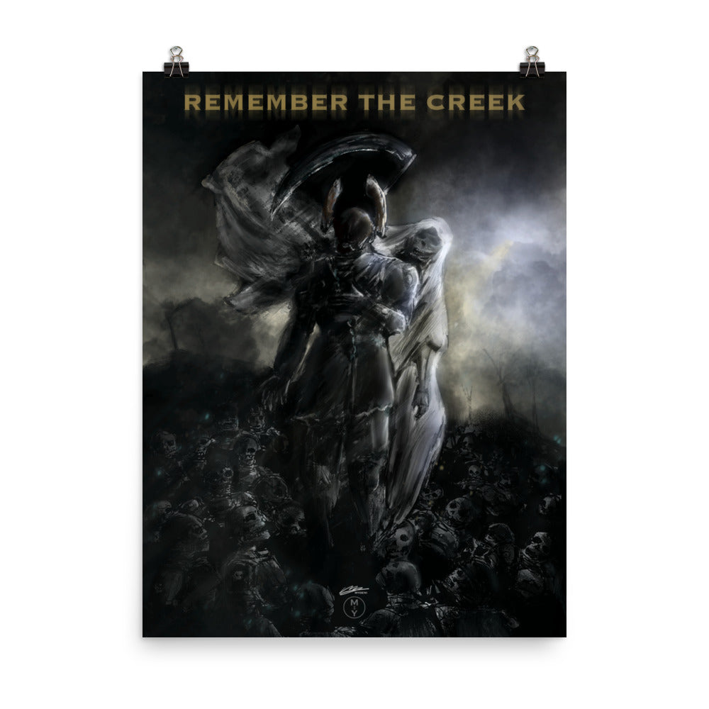 Remember The Creek - Helldivers 2 Original Fan Illustration - 12x16, 18x24, Enhanced Matte Print