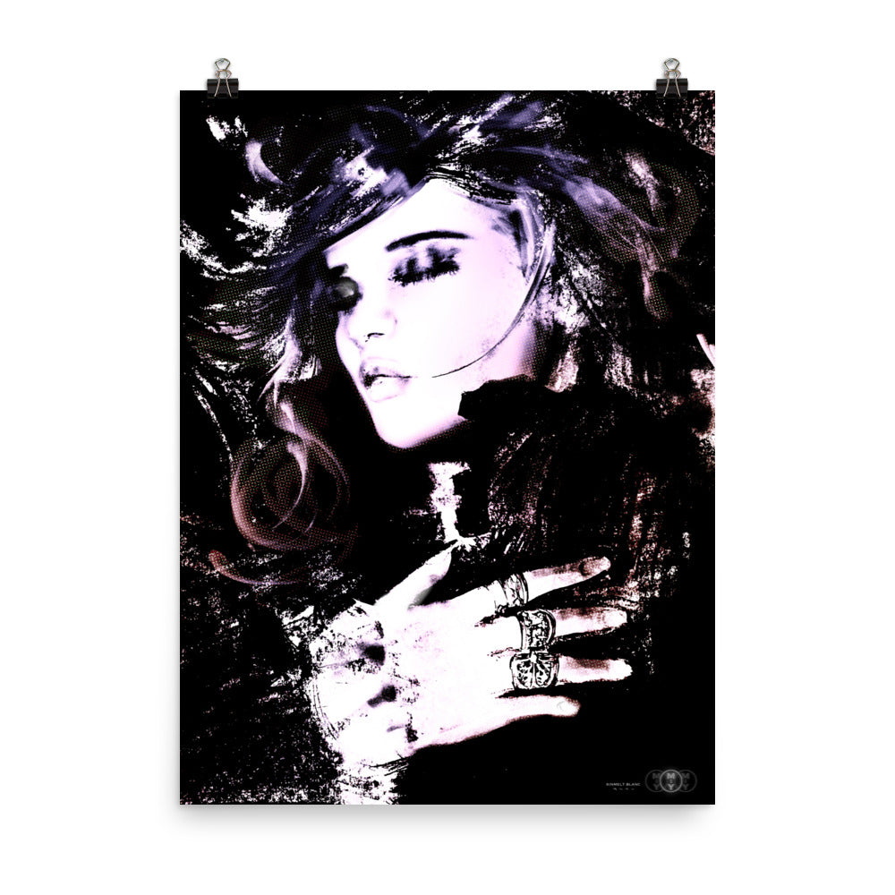 Vanity - Sinmelt Blanc Collection - Original Illustration - 12x16, 18x24, Enhanced Matte Print