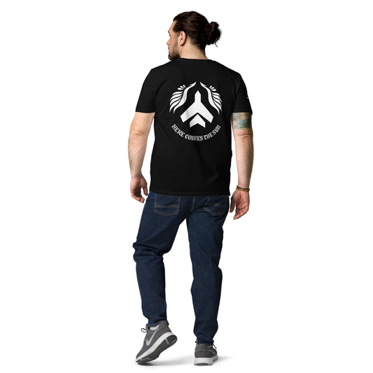 Here Comes The Sun - Premium Heavyweight T-Shirt - Original Helldivers 2 Fan Illustration by Myon