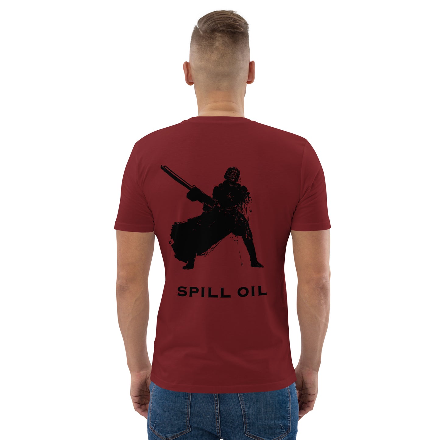 Spill Oil - Premium Heavyweight T-Shirt - Original Helldivers 2 Fan Illustration by Myon