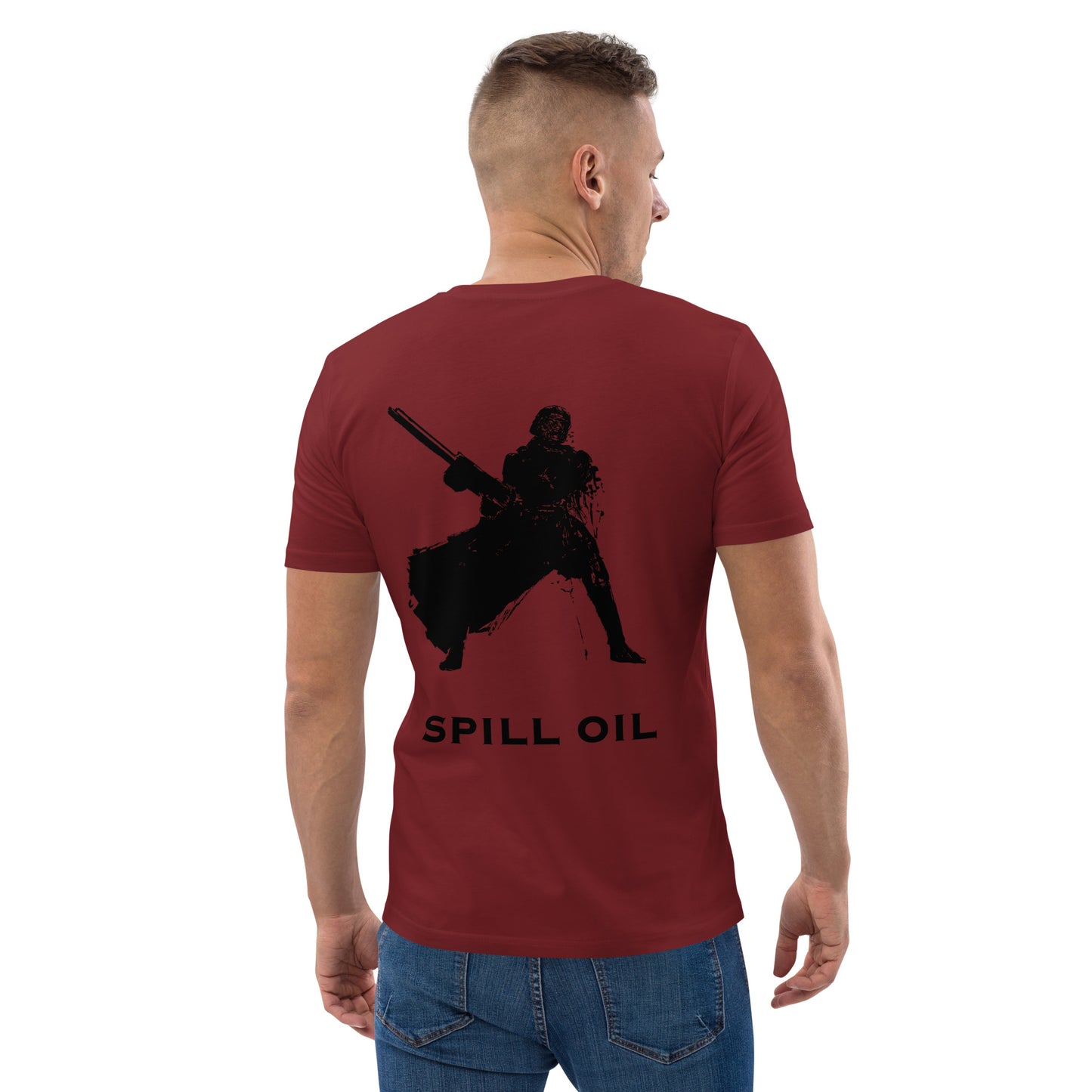 Spill Oil - Premium Heavyweight T-Shirt - Original Helldivers 2 Fan Illustration by Myon