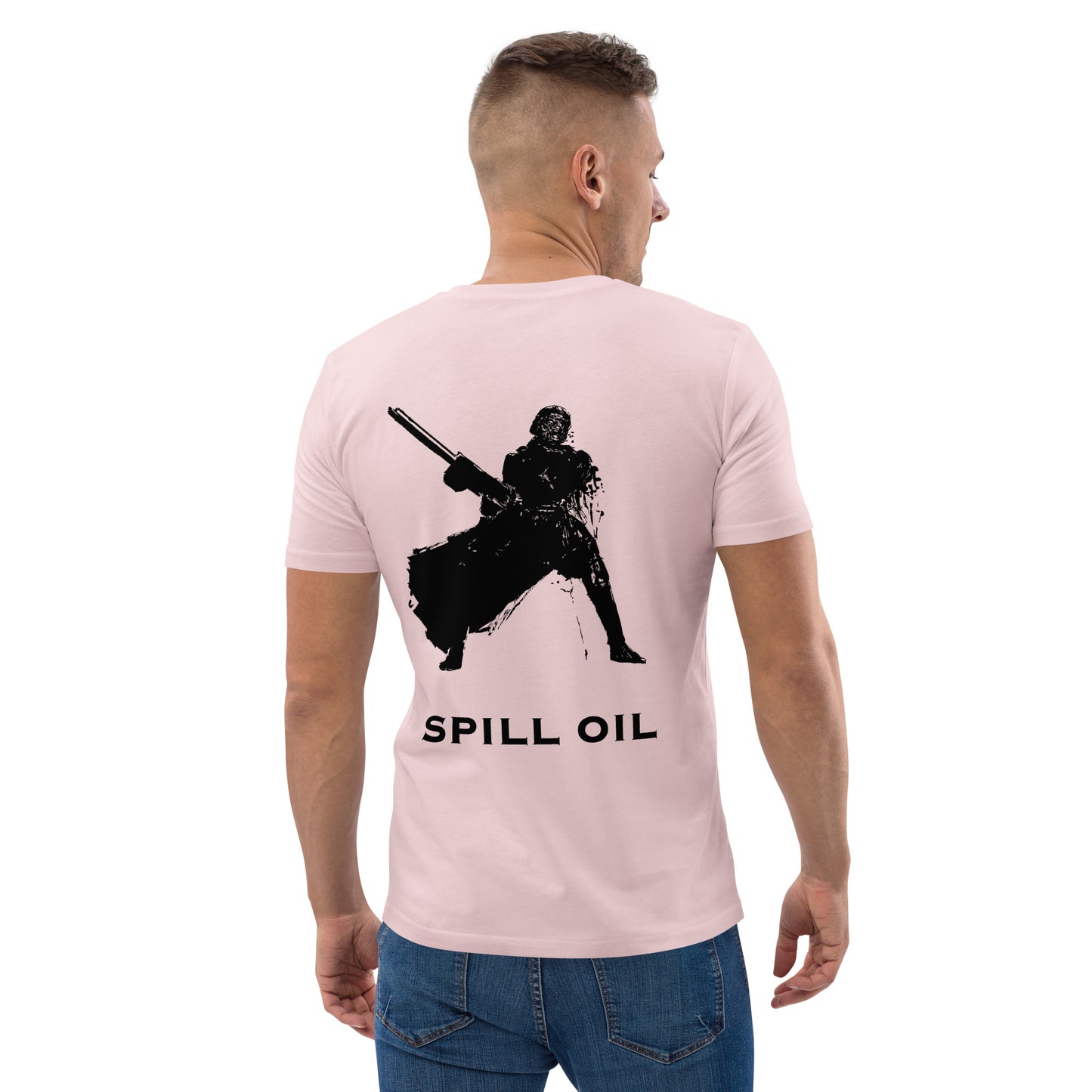 Spill Oil - Premium Heavyweight T-Shirt - Original Helldivers 2 Fan Illustration by Myon