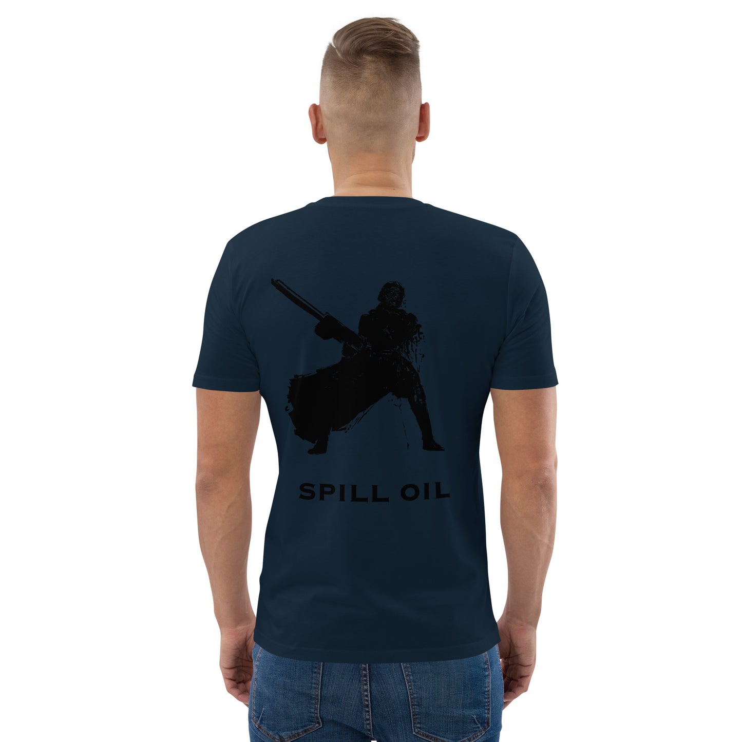 Spill Oil - Premium Heavyweight T-Shirt - Original Helldivers 2 Fan Illustration by Myon