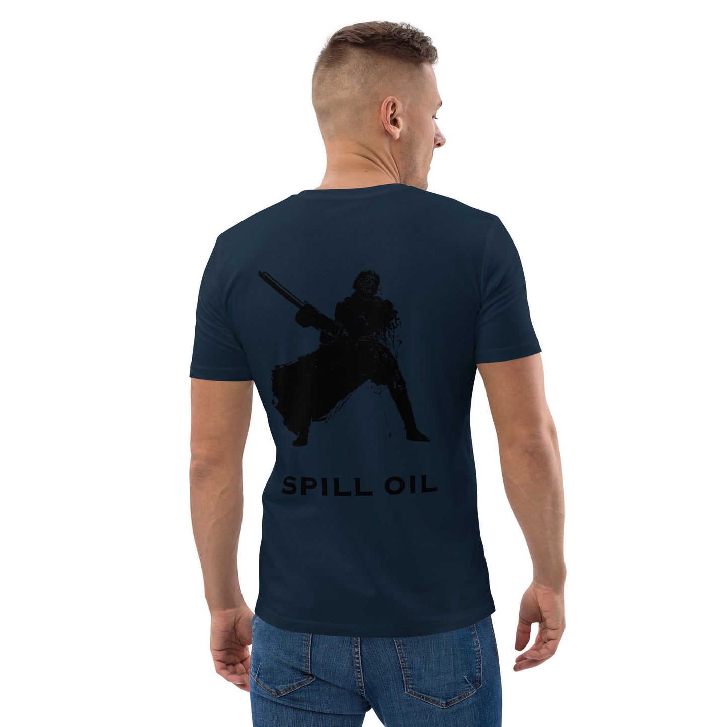 Spill Oil - Premium Heavyweight T-Shirt - Original Helldivers 2 Fan Illustration by Myon