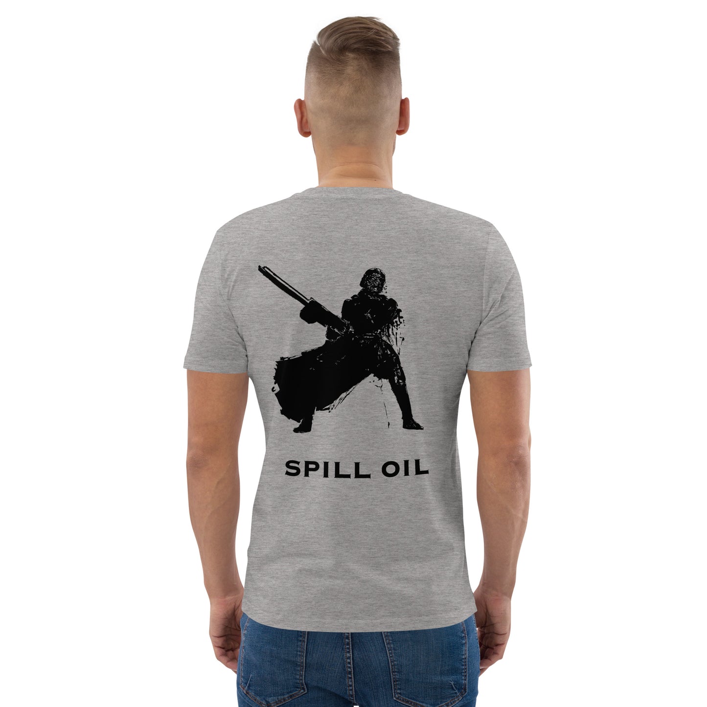 Spill Oil - Premium Heavyweight T-Shirt - Original Helldivers 2 Fan Illustration by Myon
