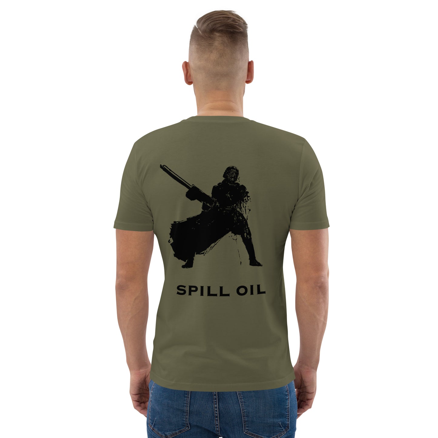 Spill Oil - Premium Heavyweight T-Shirt - Original Helldivers 2 Fan Illustration by Myon