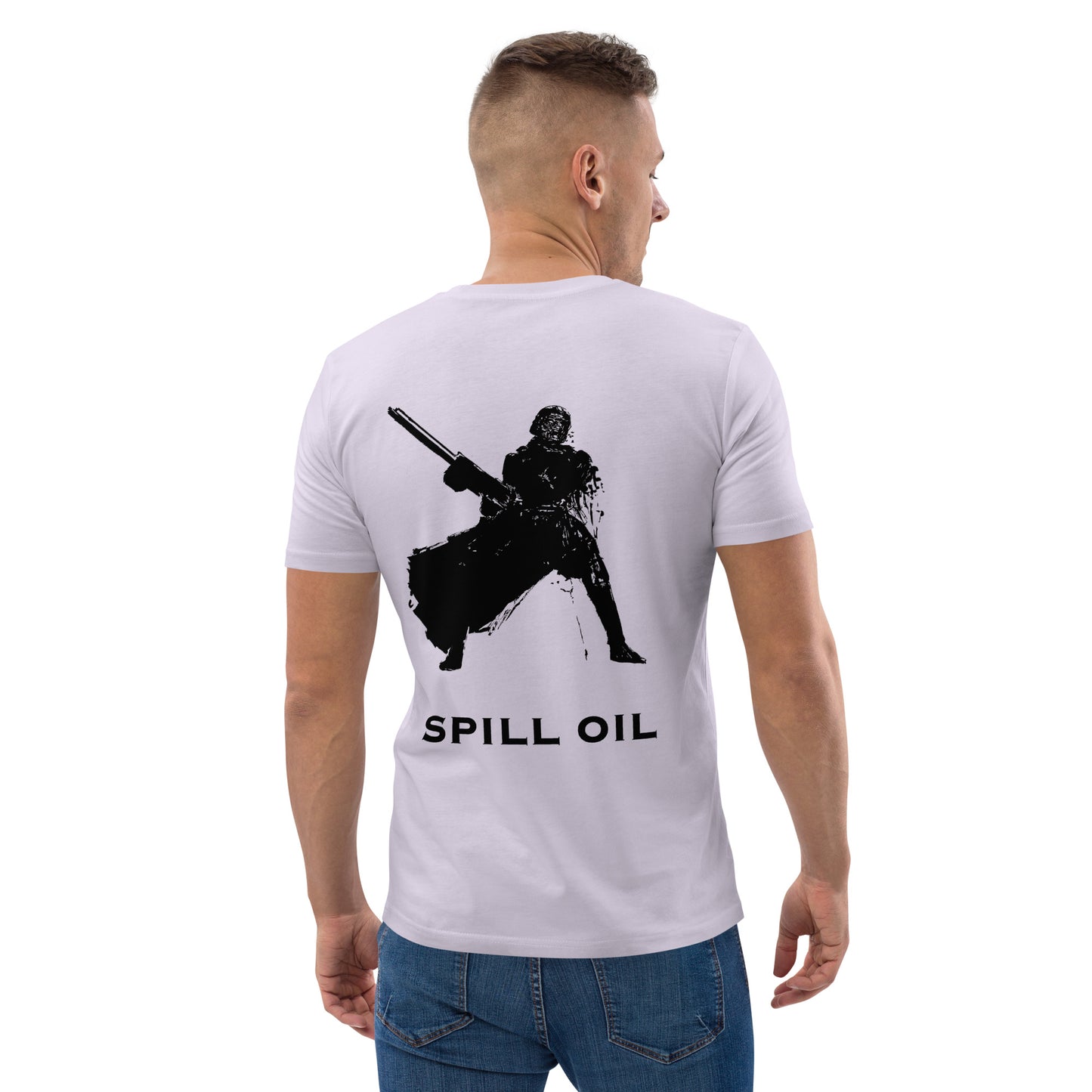 Spill Oil - Premium Heavyweight T-Shirt - Original Helldivers 2 Fan Illustration by Myon