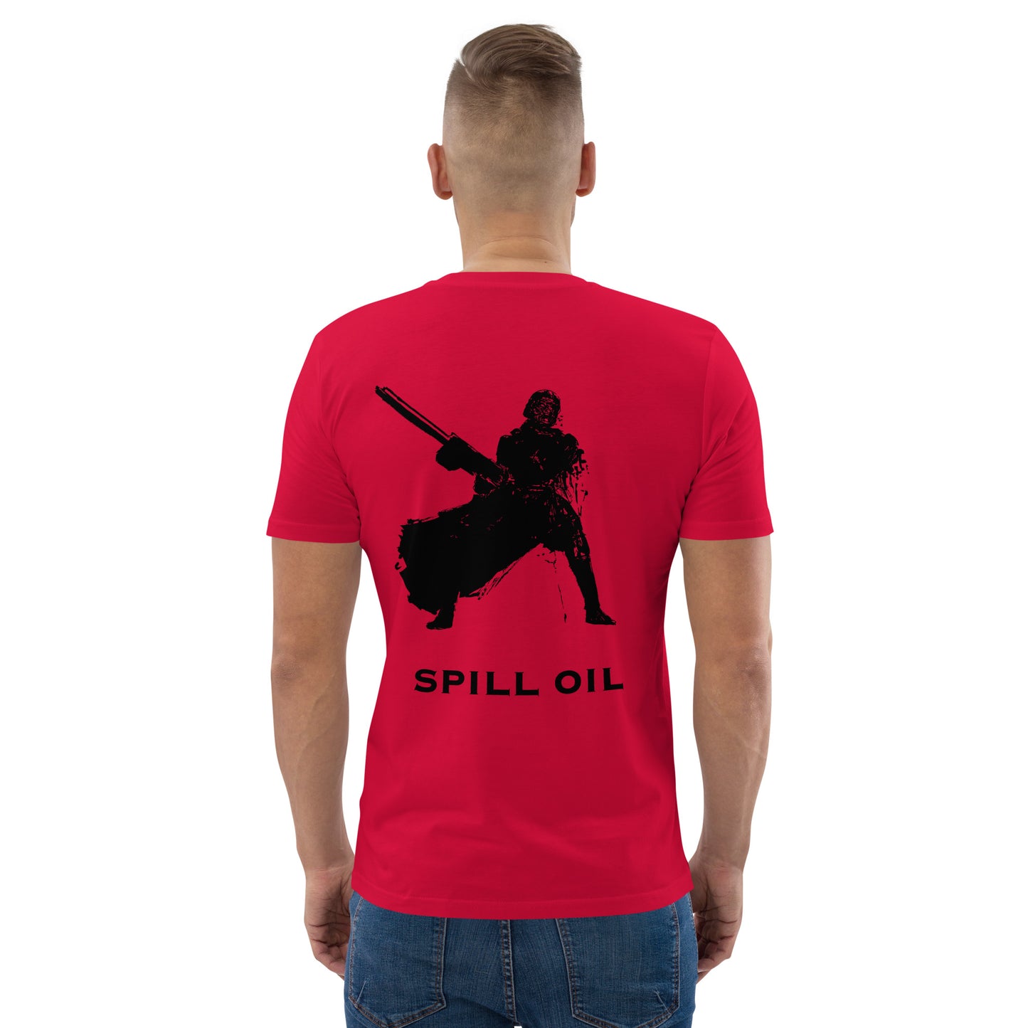 Spill Oil - Premium Heavyweight T-Shirt - Original Helldivers 2 Fan Illustration by Myon
