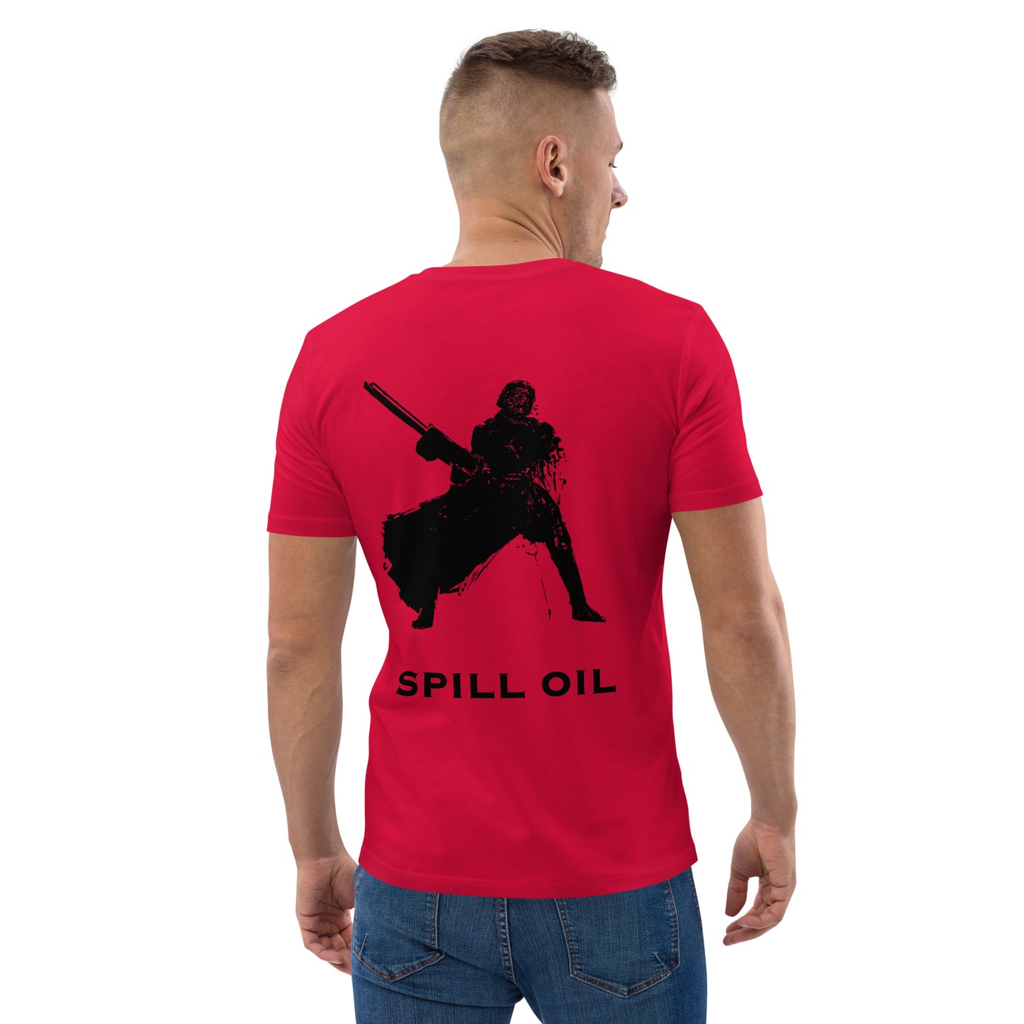 Spill Oil - Premium Heavyweight T-Shirt - Original Helldivers 2 Fan Illustration by Myon
